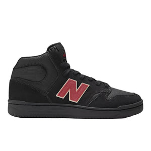 NB NUMERIC 480 High Shoes Black/Red Men's Skate Shoes New Balance 