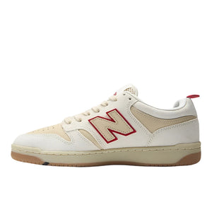 NB NUMREIC 480 Shoes Sea Salt/Red Men's Skate Shoes New Balance 