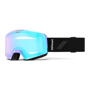 100% Norg Black - HiPER Red Mirror + HiPER Turquoise Mirror Snow Goggle Snow Goggles 100% 