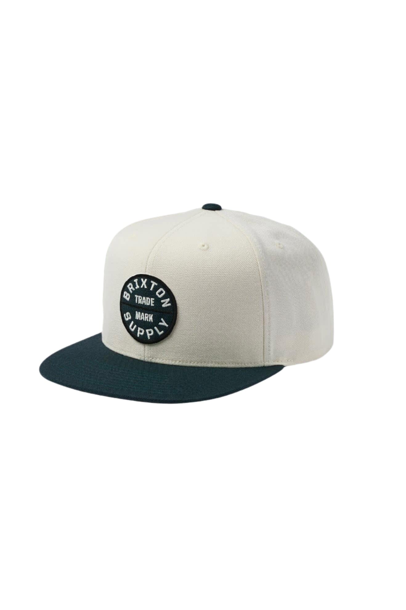 BRIXTON Oath III Snapback Hat Charcoal/Off White Men's Hats Brixton 