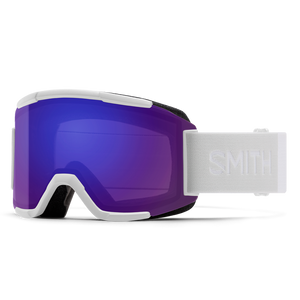 SMITH Squad White Vapor - ChromaPop Everyday Violet Mirror + Clear Snow Goggle Snow Goggles Smith 