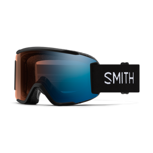 SMITH Squad S Black - ChromaPop™ Pro Photochromic Blue Mirror + Clear Snow Goggle Snow Goggles Smith 