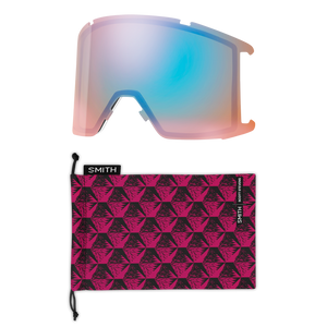 SMITH Squad XL Scott Stevens - ChromaPop Everyday Rose Gold Mirror + Storm Blue Sensor Mirror Snow Goggle Snow Goggles Smith 