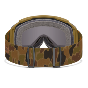 SMITH Squad XL Coyote Pow Hunter - ChromaPop Sun Black Gold Mirror + Storm Blue Sensor Mirror Snow Goggle Snow Goggles Smith 