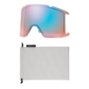 SMITH Squad XL Coyote Pow Hunter - ChromaPop Sun Black Gold Mirror + Storm Blue Sensor Mirror Snow Goggle Snow Goggles Smith 