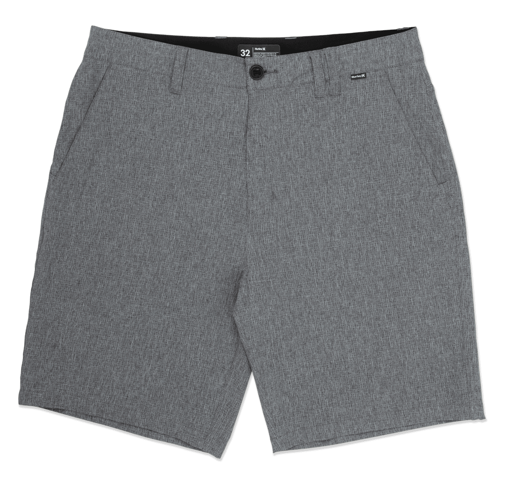 HURLEY Phantom Flow 20" Hybrid Shorts Black Heather Men's Hybrid Shorts Hurley 