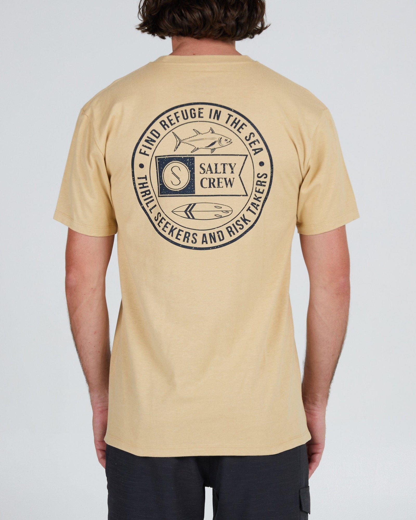 Salty Crew in Fishing We Trust Premium SS Tee Sage S