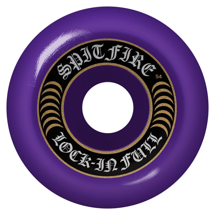 SPITFIRE F4 99 Lock-In Full Purple 54mm Skateboard Wheels Skateboard Wheels Spitfire 