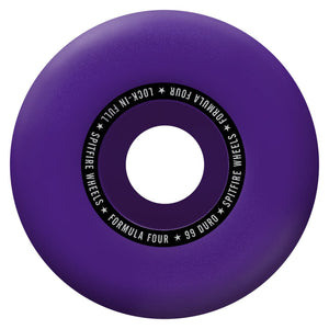 SPITFIRE F4 99 Lock-In Full Purple 54mm Skateboard Wheels Skateboard Wheels Spitfire 