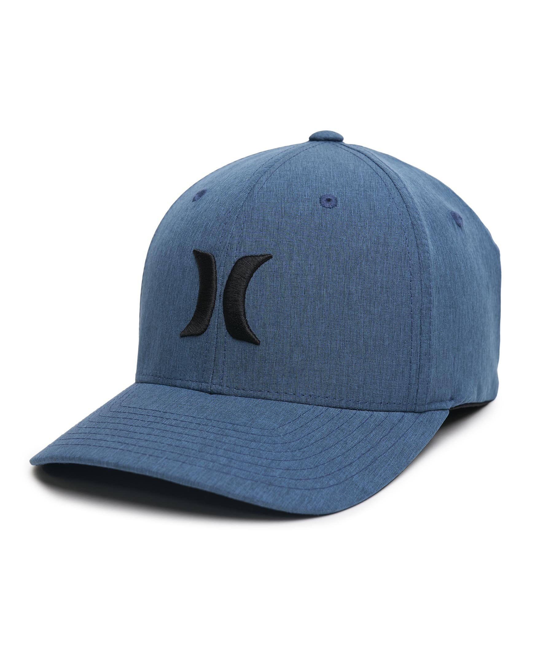 HURLEY Icon Textured Flex Fit Hat Valerian Blue Men's Hats Hurley 