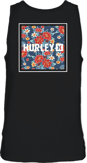 HURLEY Everyday Four Corners Tank Top Black Multi Men's Tank Tops Hurley 