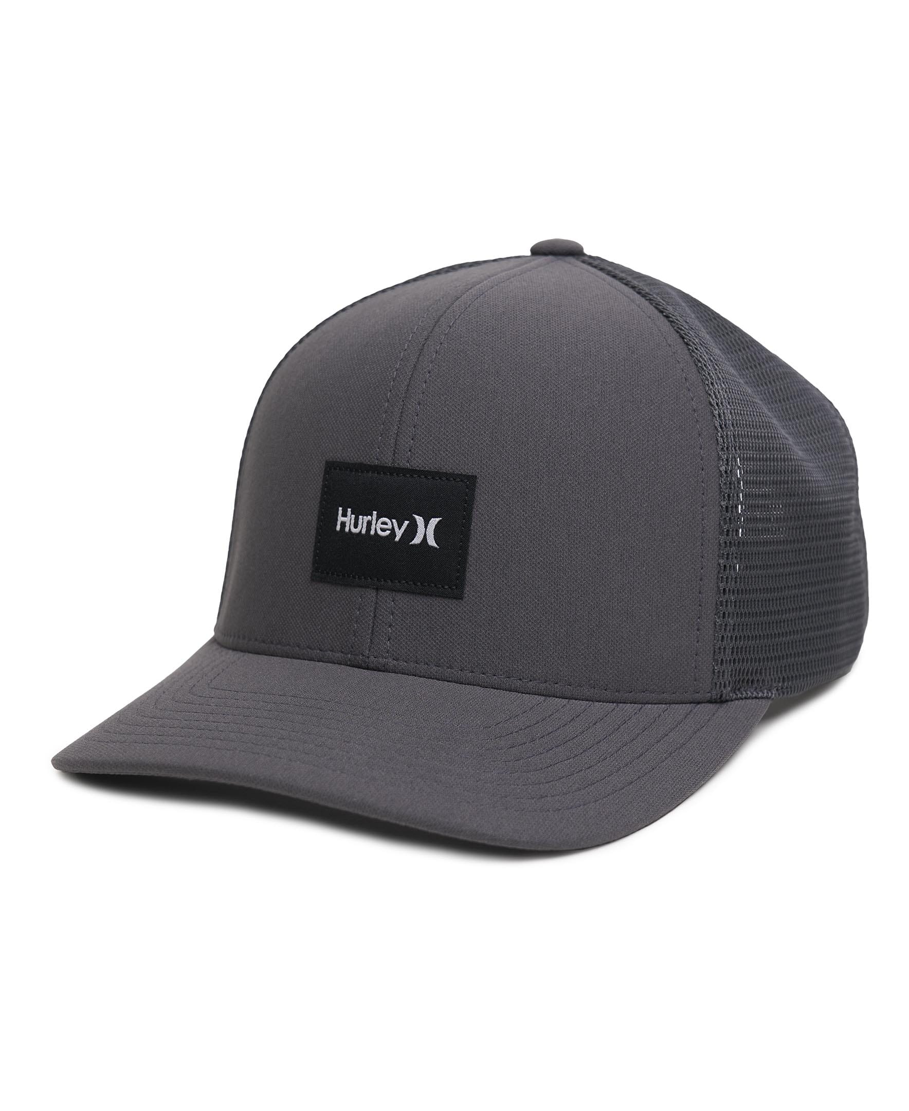 HURLEY Warner Trucker Hat Dark Smoke Grey Men's Hats Hurley 