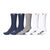 GLOBE Woven Logo Hi Crew Sock 5 Pack Assorted Men's Socks Globe 