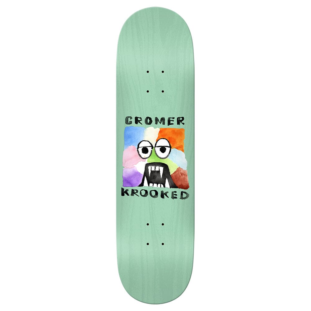 KROOKED Cromer Fangs 8.5 Skateboard Deck Skateboard Decks Krooked 