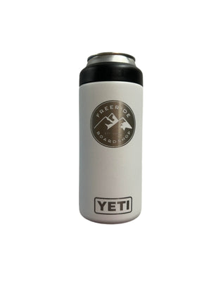 YETI Rambler 355 ML Colster Slim Can Insulator White Freeride Drinkware Yeti 