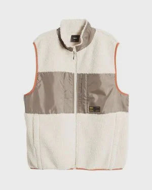 VANS Trevor Sherpa Vest Oatmeal/Bungee Cord Men's Vests vans 