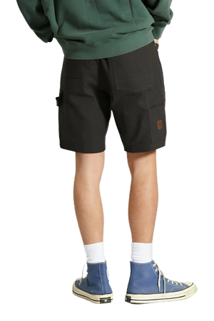 BRIXTON Builders Carpenter Short Washed Black Men's Walkshorts Brixton 