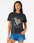 RIP CURL Built For the Search Relaxed Women's T-Shirt Washed Black Women's T-Shirts Rip Curl 