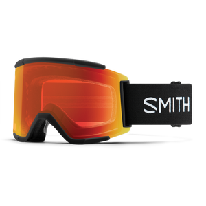 SMITH Squad XL Black - ChromaPop Everyday Red Mirror + ChromaPop Storm Yellow Flash Snow Goggle