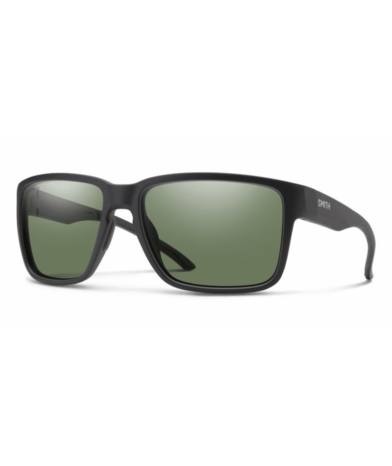 Smith Emerge Sunglasses Matte Black | ChromaPop Polarized Grey Green