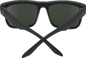 SPY Discord Soft Matte Black - Happy Grey Green Polarized Sunglasses SUNGLASSES - Spy Sunglasses Spy 