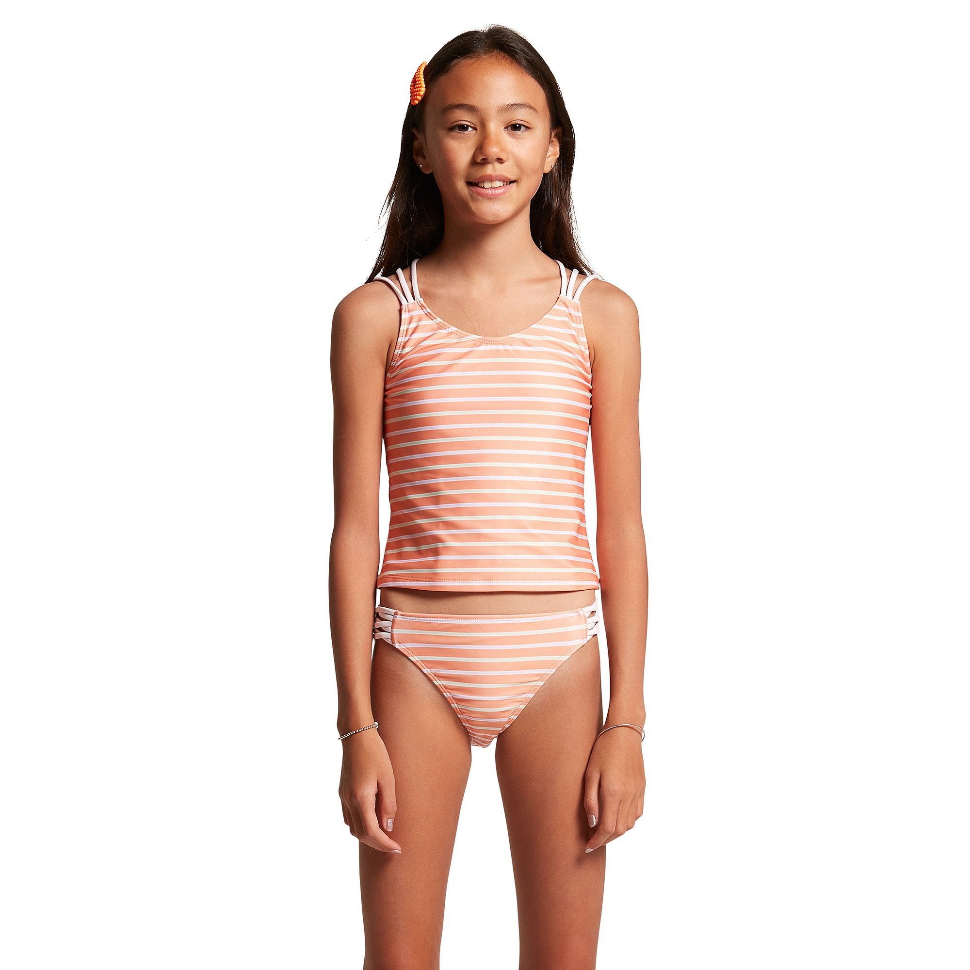 Ribbed Tank Top Bikini Set Padded Sporty Swimsuit Girls Swimwear Athletic  Beach Bath Suit for Woman - Karanube