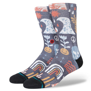 STANCE Terrain Socks Washed Black Men's Socks Stance 