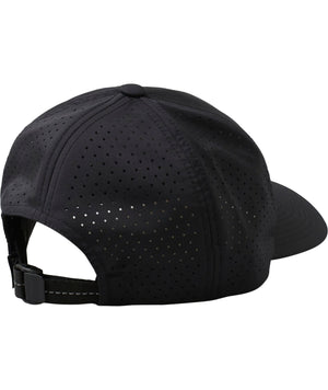 RVCA Vent Perforated Clipback Hat Black Men's Hats RVCA 