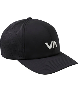 RVCA Vent Perforated Clipback Hat Black Men's Hats RVCA 