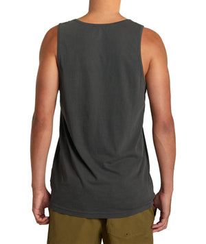 RVCA PTC Pigment Tank Pirate Black Men's Tank Tops RVCA 