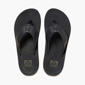 REEF Reef Santa Ana Sandals Black Men's Sandals Reef 