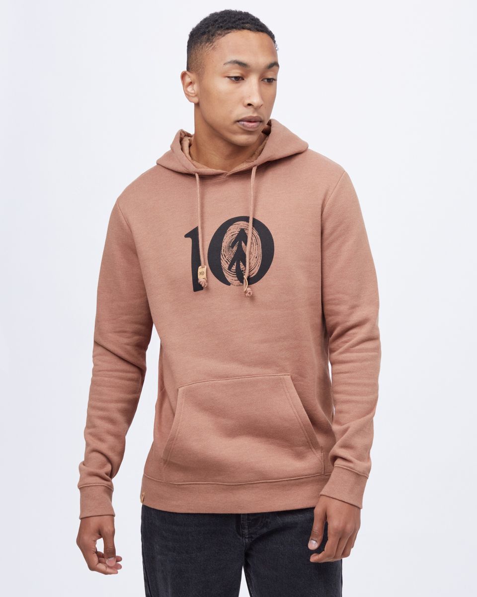 Brown hotsell pullover hoodie