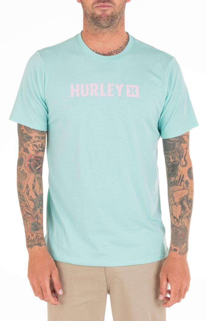 HURLEY Everyday The Box T-Shirt Tropical Mist - Freeride Boardshop