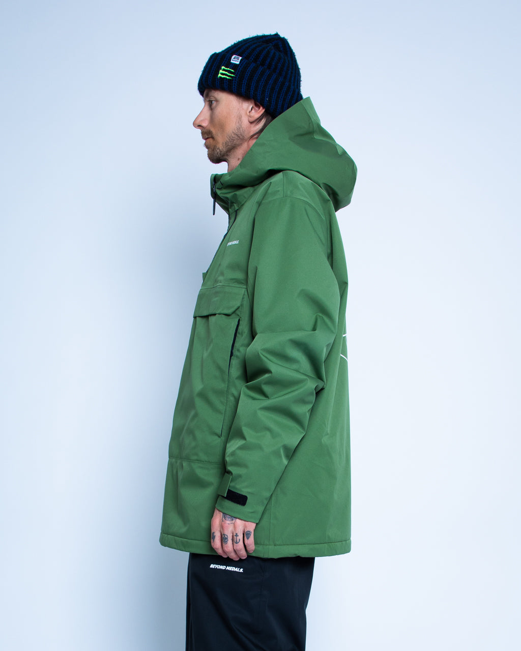 Half Zip Jkt Green — Beyond Medals