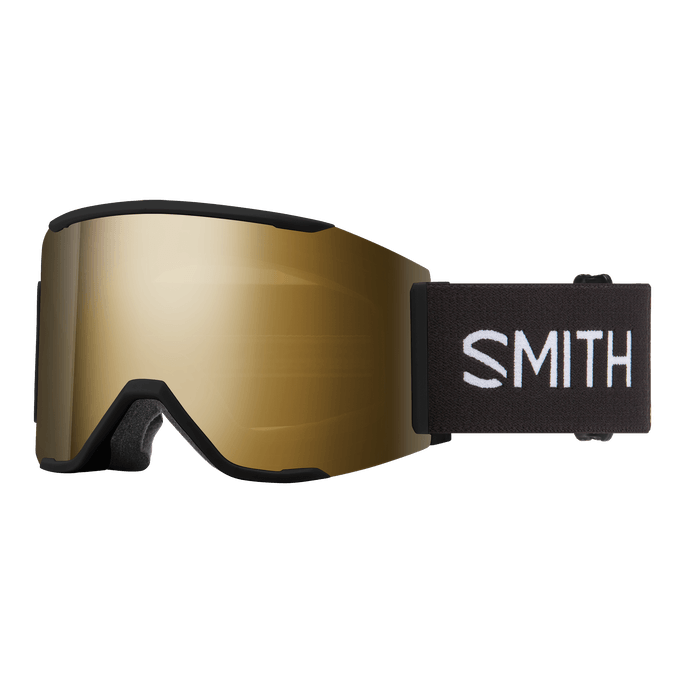 SMITH Squad Mag Black - ChromaPop Sun Black Gold Mirror + ChromaPop Storm Blue Sensor Mirror Snow Goggle Snow Goggles Smith 