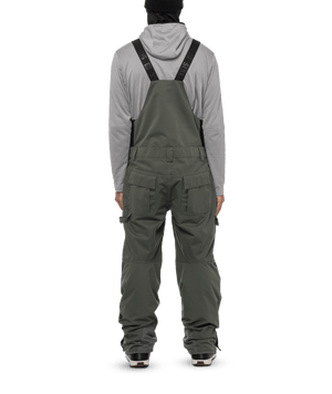 686 Hot Lap Insulated Bib Snowboard Pants Goblin Green 2023