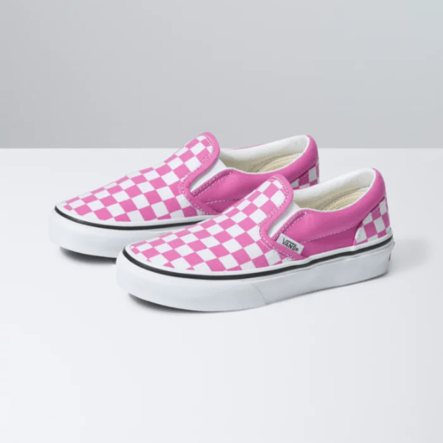 Kid checkered outlet vans