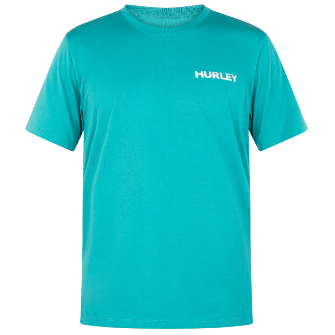HURLEY Everyday Explore Reflector T Shirt Wave Runner M