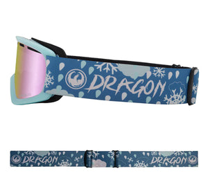 DRAGON Youth Lil D Snow Dance - Lumalens Pink Ion Snow Goggle Youth Snow Goggles Dragon 