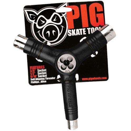 PIG Re-Threader Skateboard Tool Black SKATE SHOP - Skateboard Tools Pig 