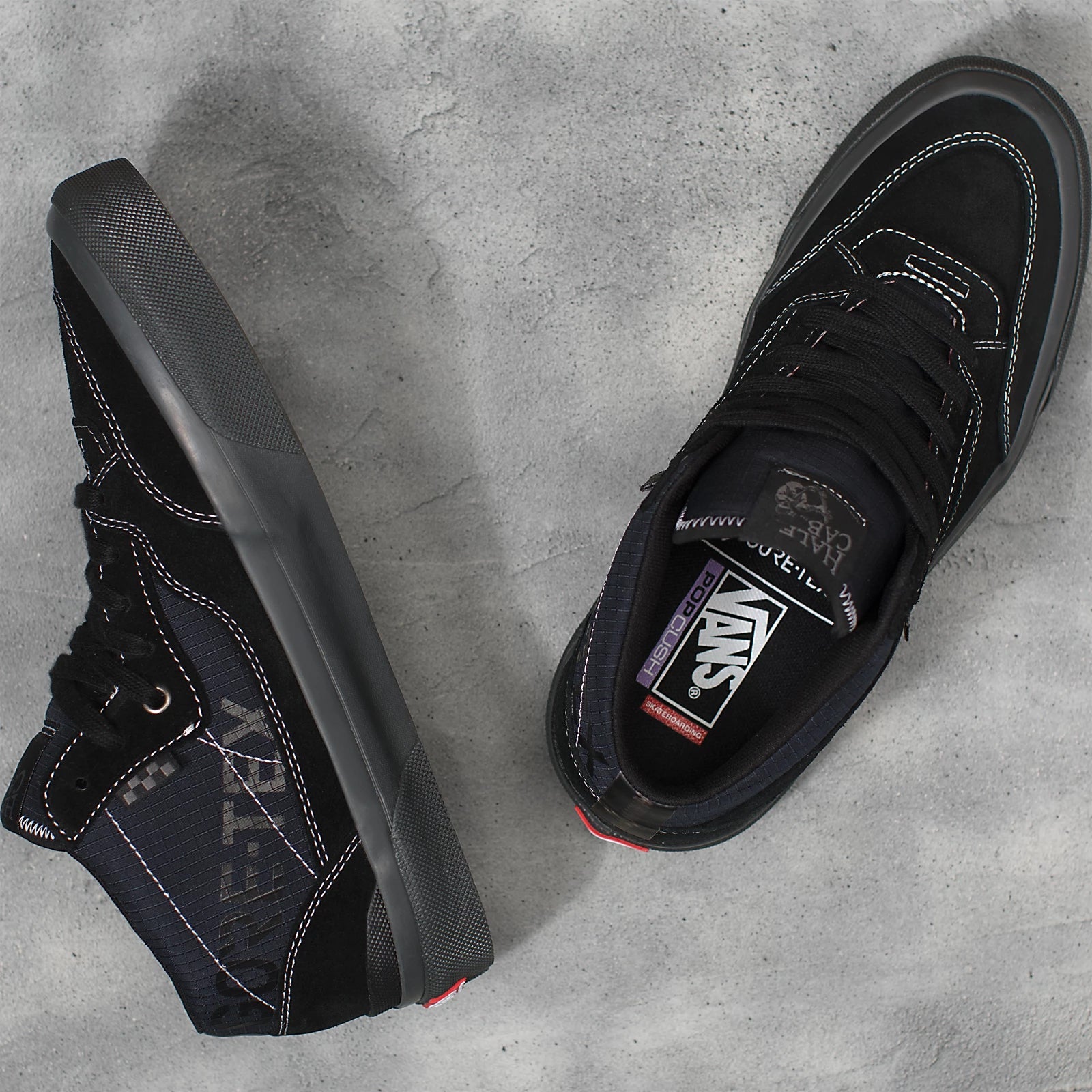 VANS Skate Half Cab '92 GTX Shoes Black - Freeride Boardshop