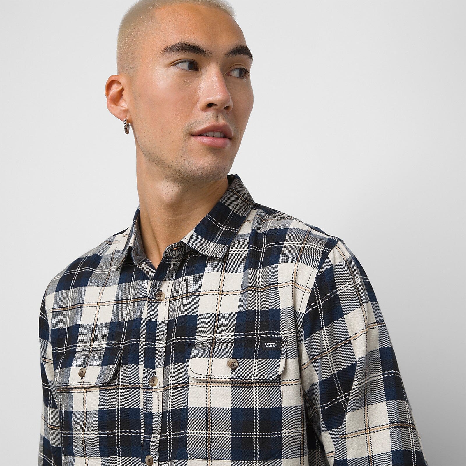 Vans Box Flannel Shirt Sycamore Black