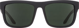 SPY Discord Soft Matte Black - Happy Grey Green Polarized Sunglasses SUNGLASSES - Spy Sunglasses Spy 