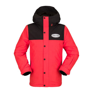 VOLCOM Youth Stone.91 Insulated Snowboard Jacket Orange Shock 2023 Youth Snow Jackets Volcom 